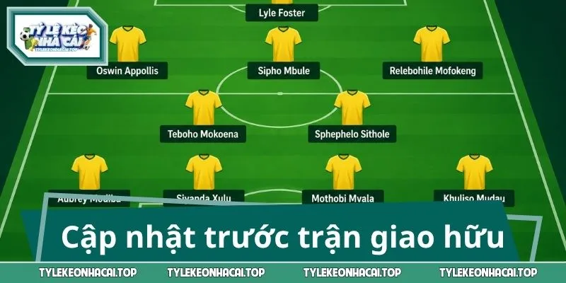 Cập nhật tin tức quan trọng trước trận giao hữu