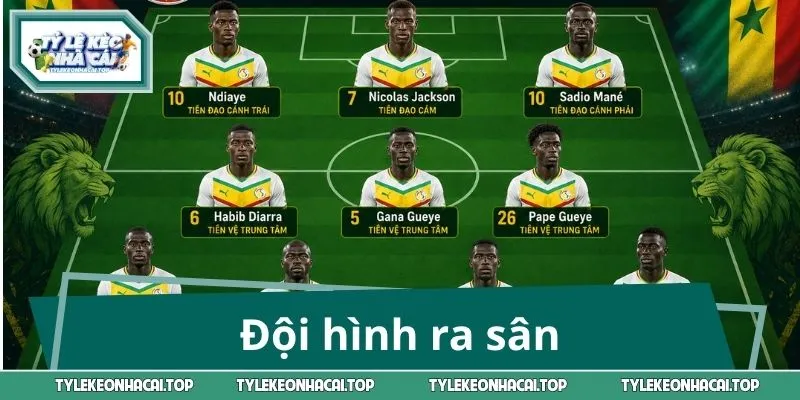 Đội hình ra sân với dàn cầu thủ tài năng