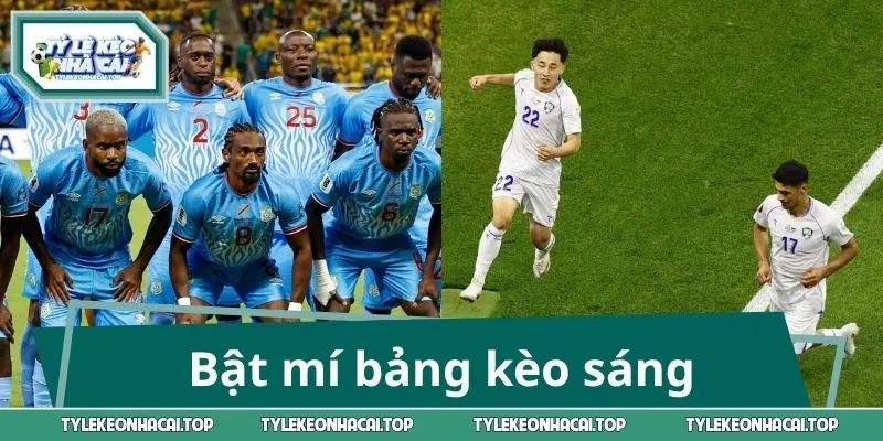 Bật mí bảng kèo sáng trận Anh - CHDC Congo